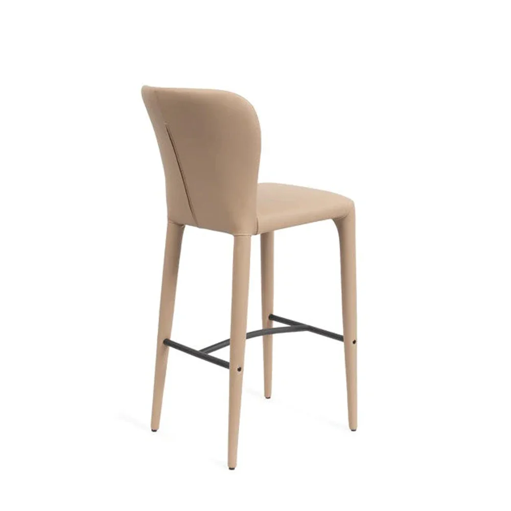 Tommy Franks Sarzana Bar Stool – Dark Marble Fabric - Image 4