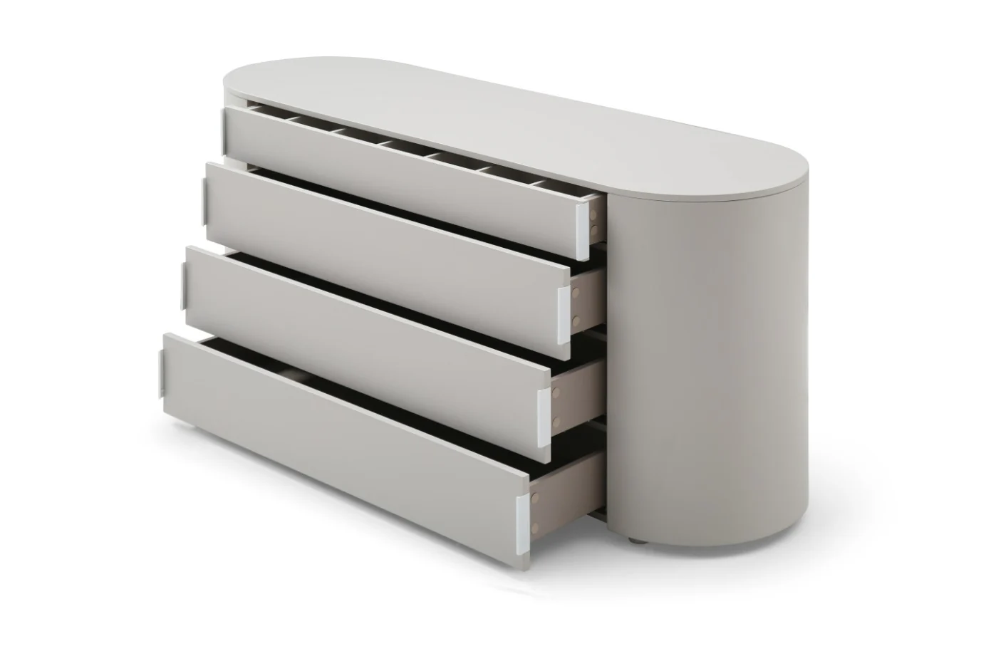 Tommy Franks Sims Dresser – Matte Beige - Image 3