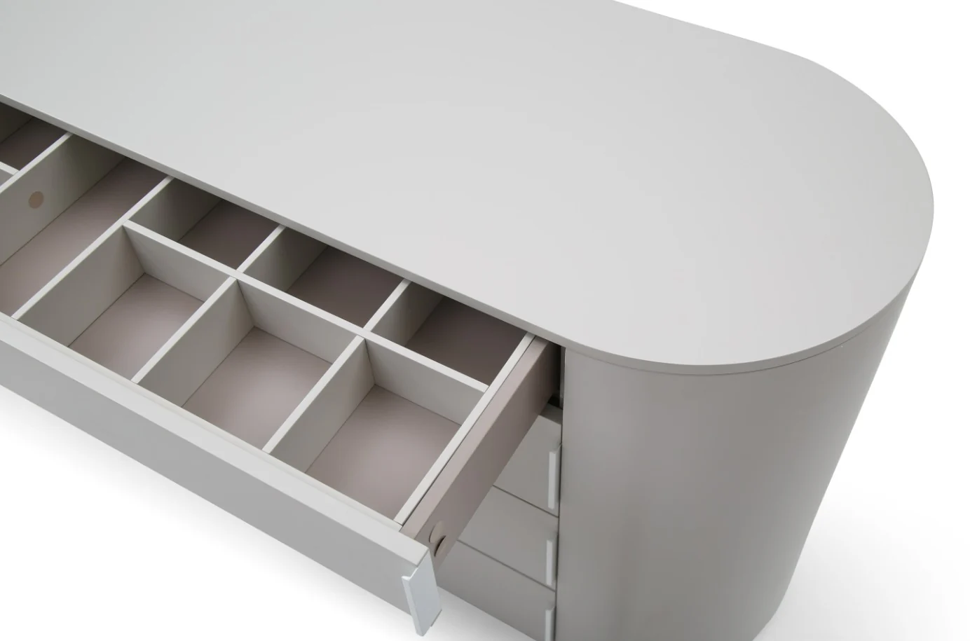 Tommy Franks Sims Dresser – Matte Beige - Image 4