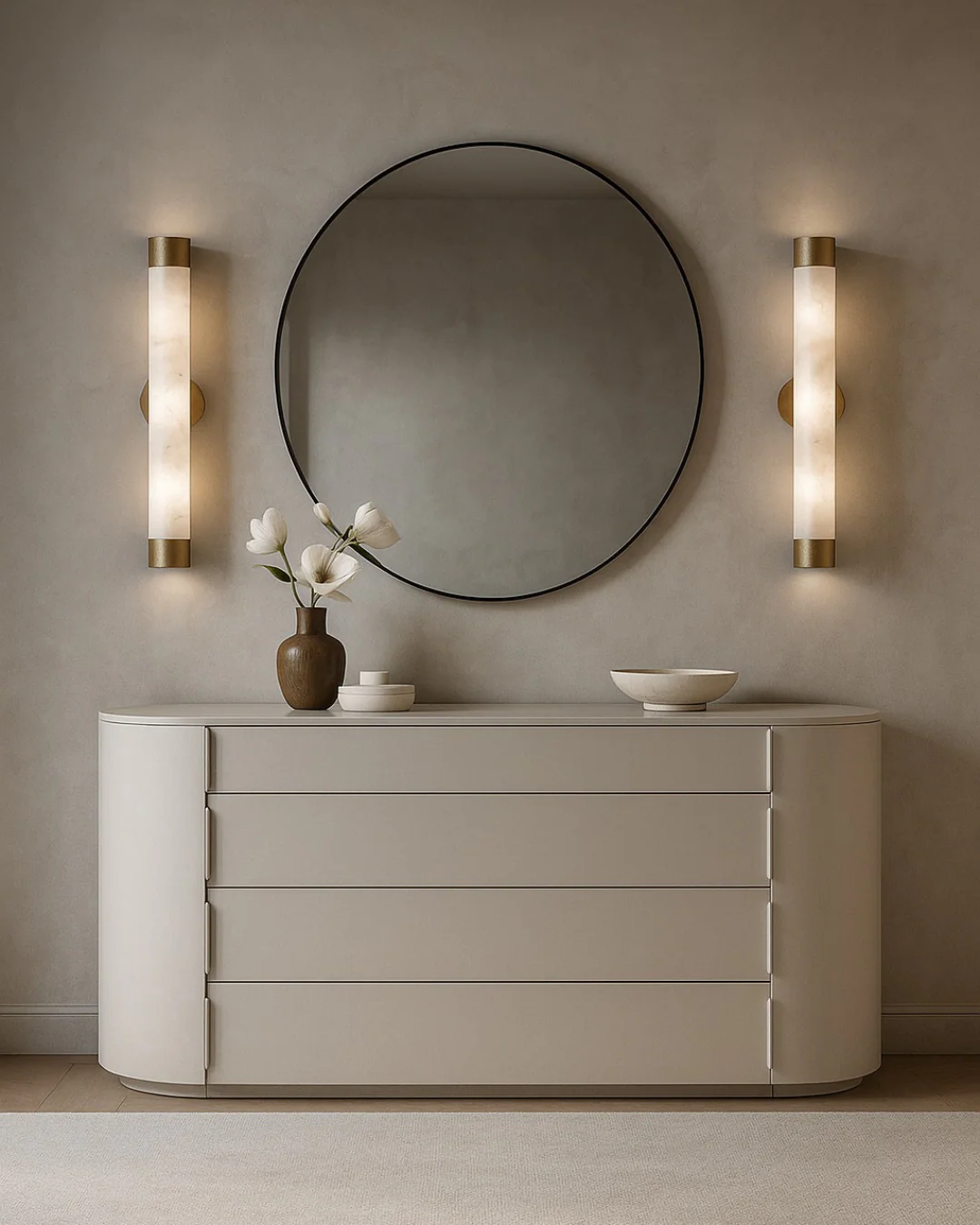 Tommy Franks Sims Dresser – Matte Beige - Image 6