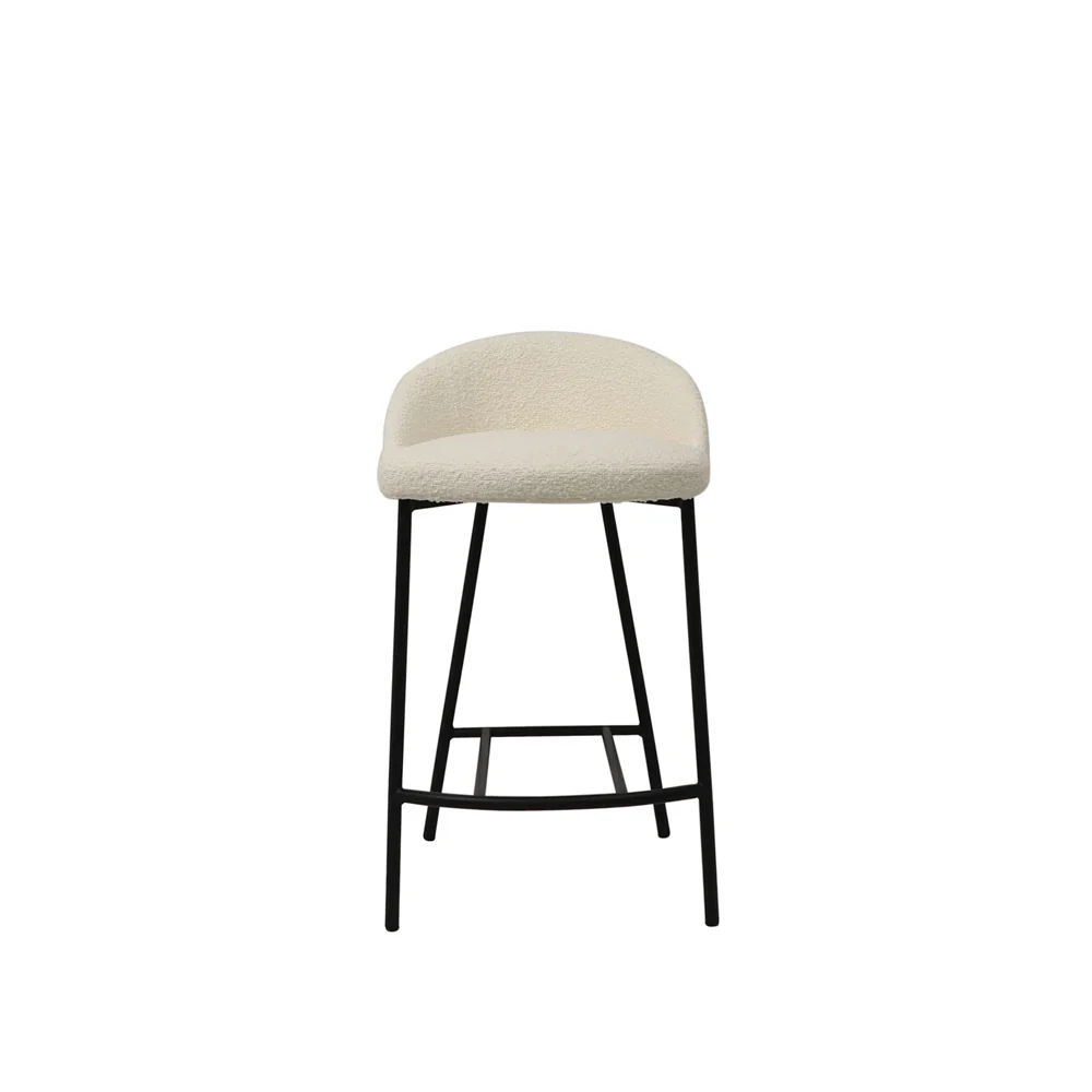 Tommy Franks Tux Counter Stool – Chex Bouclé Polar