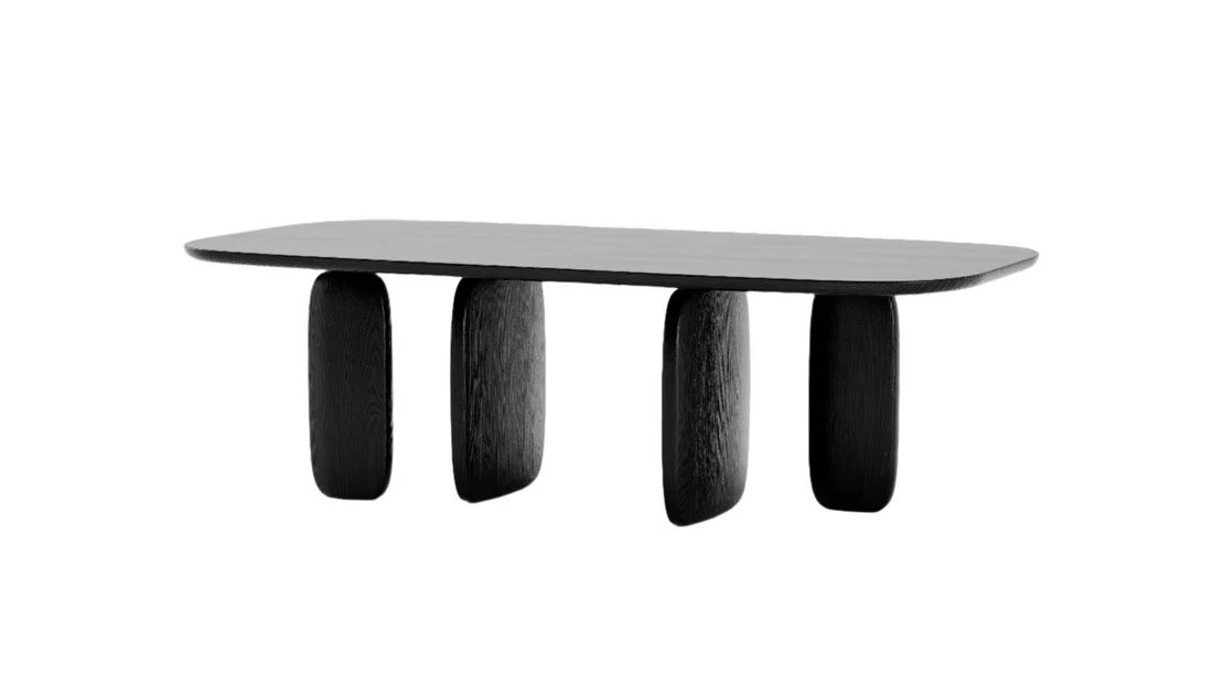Tommy Franks Underline Dining Table – Black Oak – 240cm - Image 2