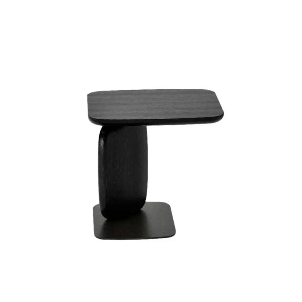 Tommy Franks Underline Side Table – Black Oak