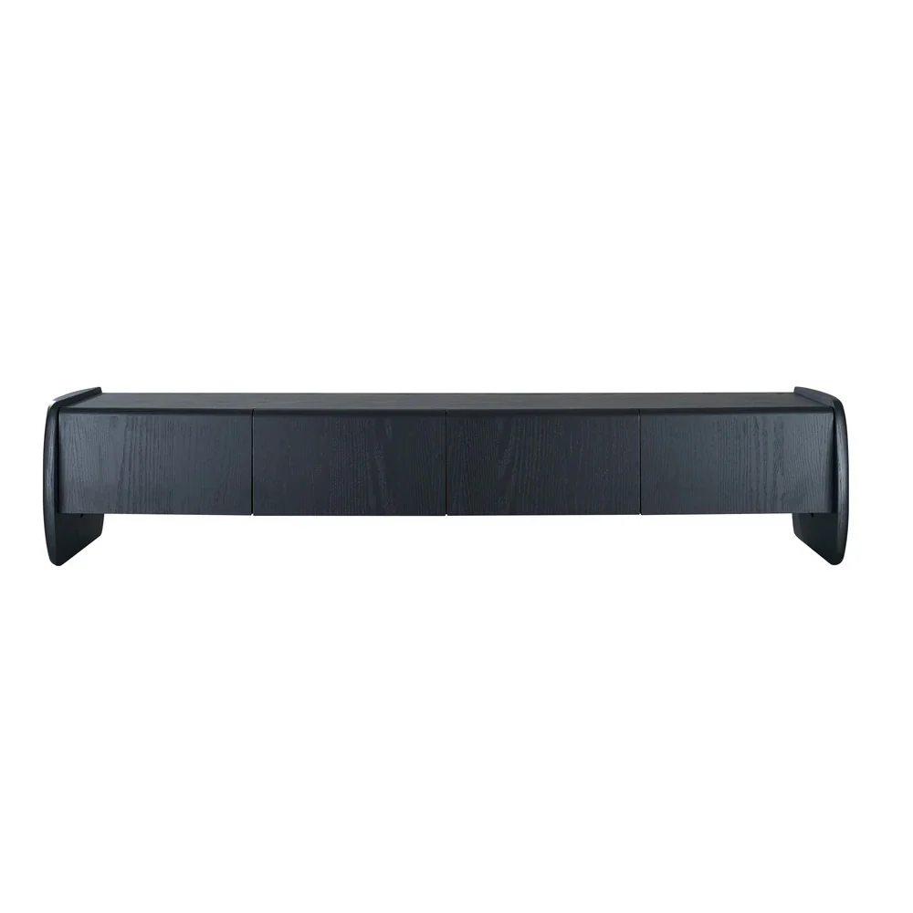 Tommy Franks Underline TV Unit – Black Oak