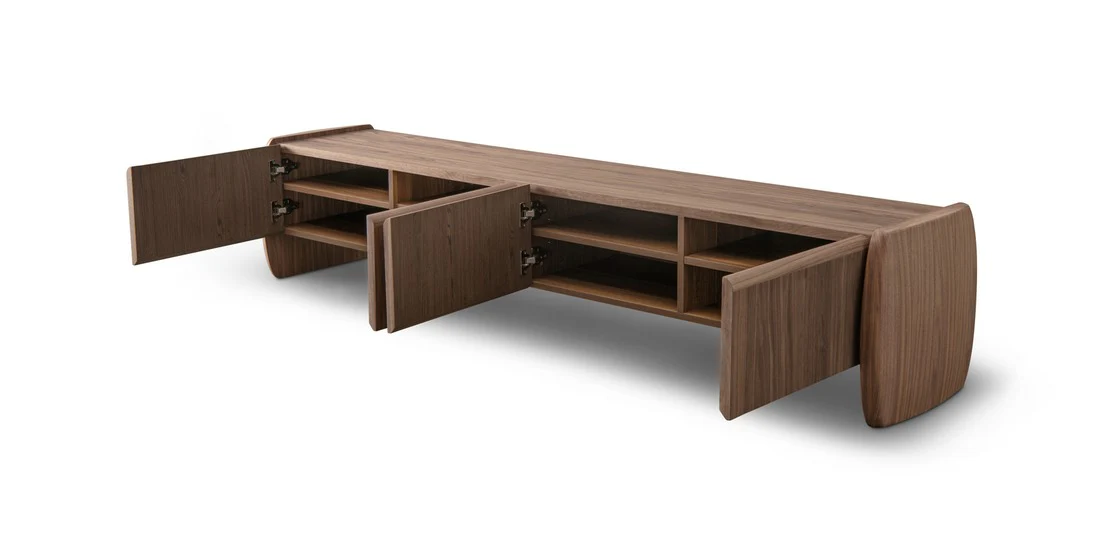 Tommy Franks Underline TV Unit – Light Walnut - Image 4
