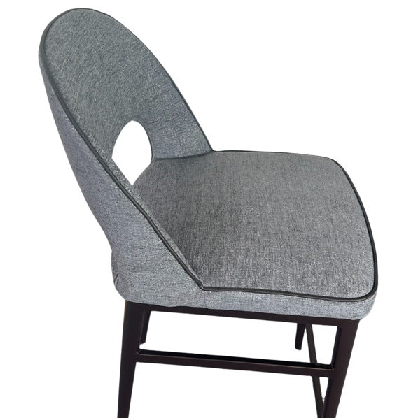 Tommy Franks Verna Bar Stool – Enzimi Dark Grey and Dark Bronze - Image 3