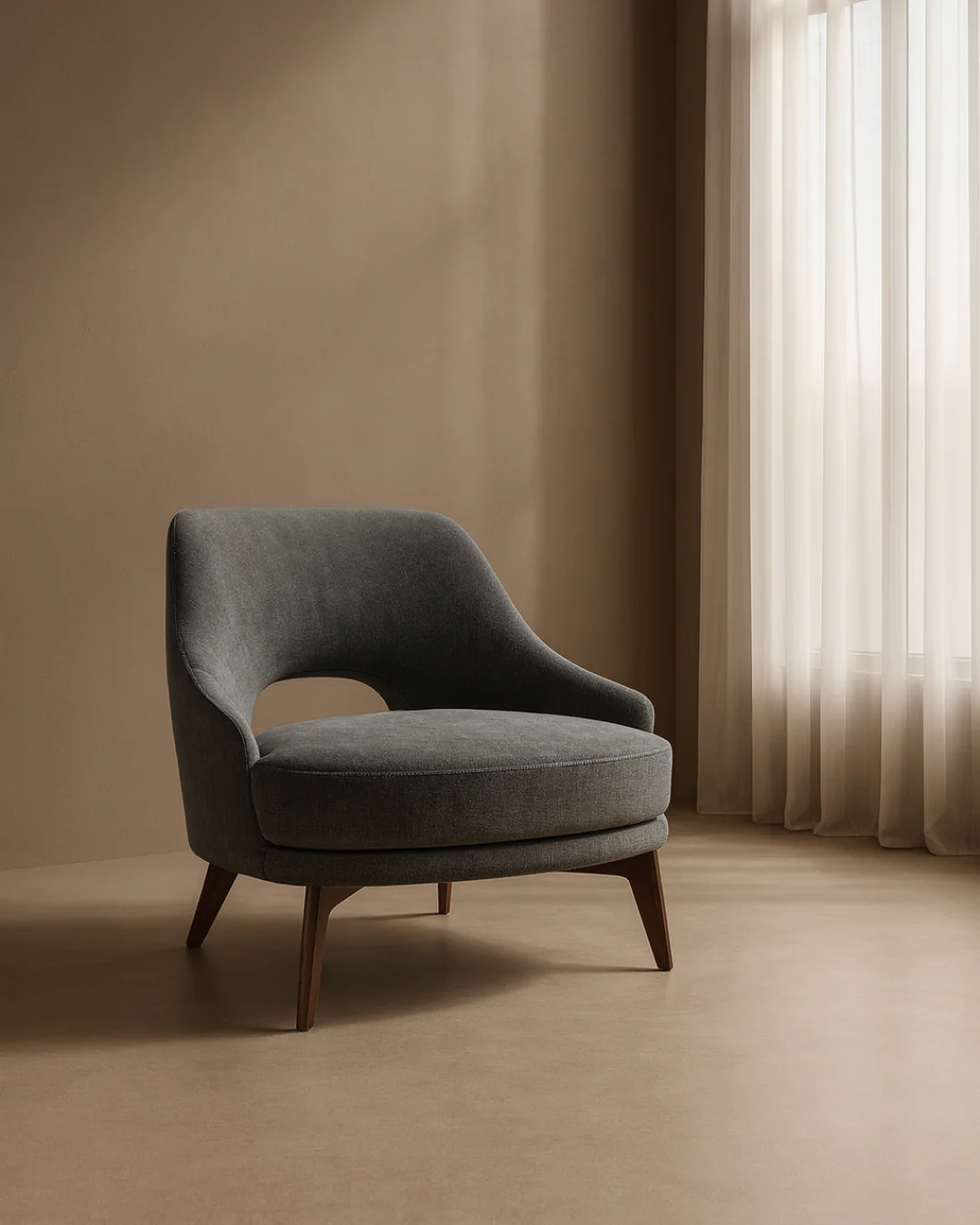 Tommy Franks Verna Lounge Chair – Steel - Image 4