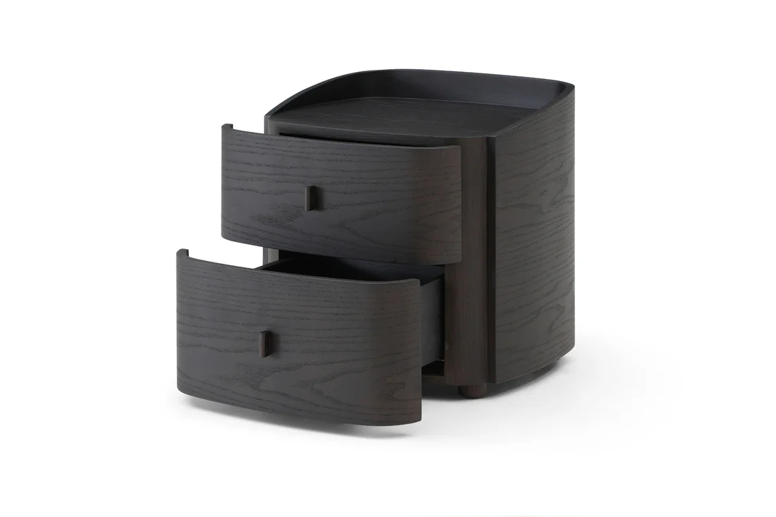 Tommy Franks Vertu Bedside Table – Smoke Oak - Image 3