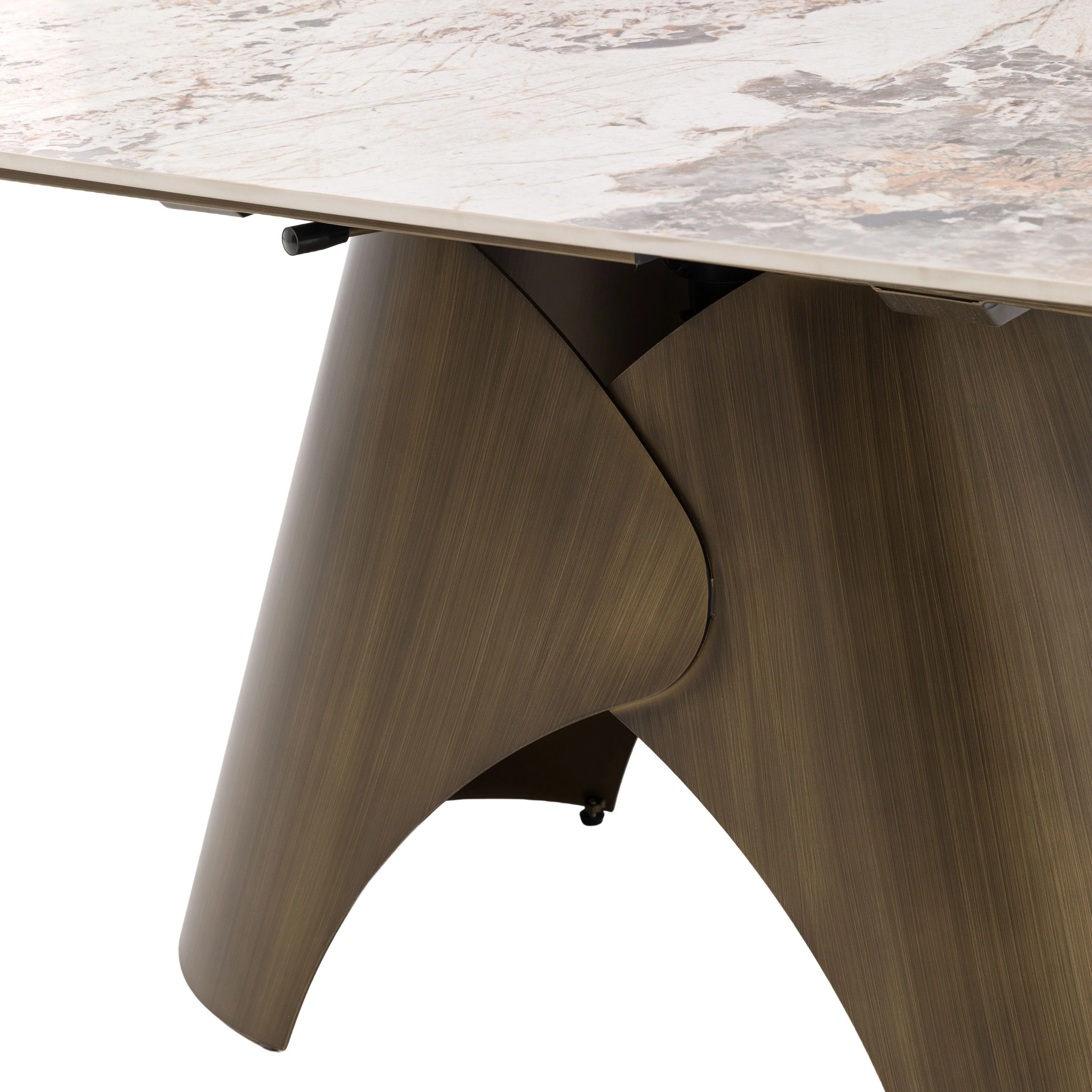 Torben Extending Dining Table - Bronze - Image 4