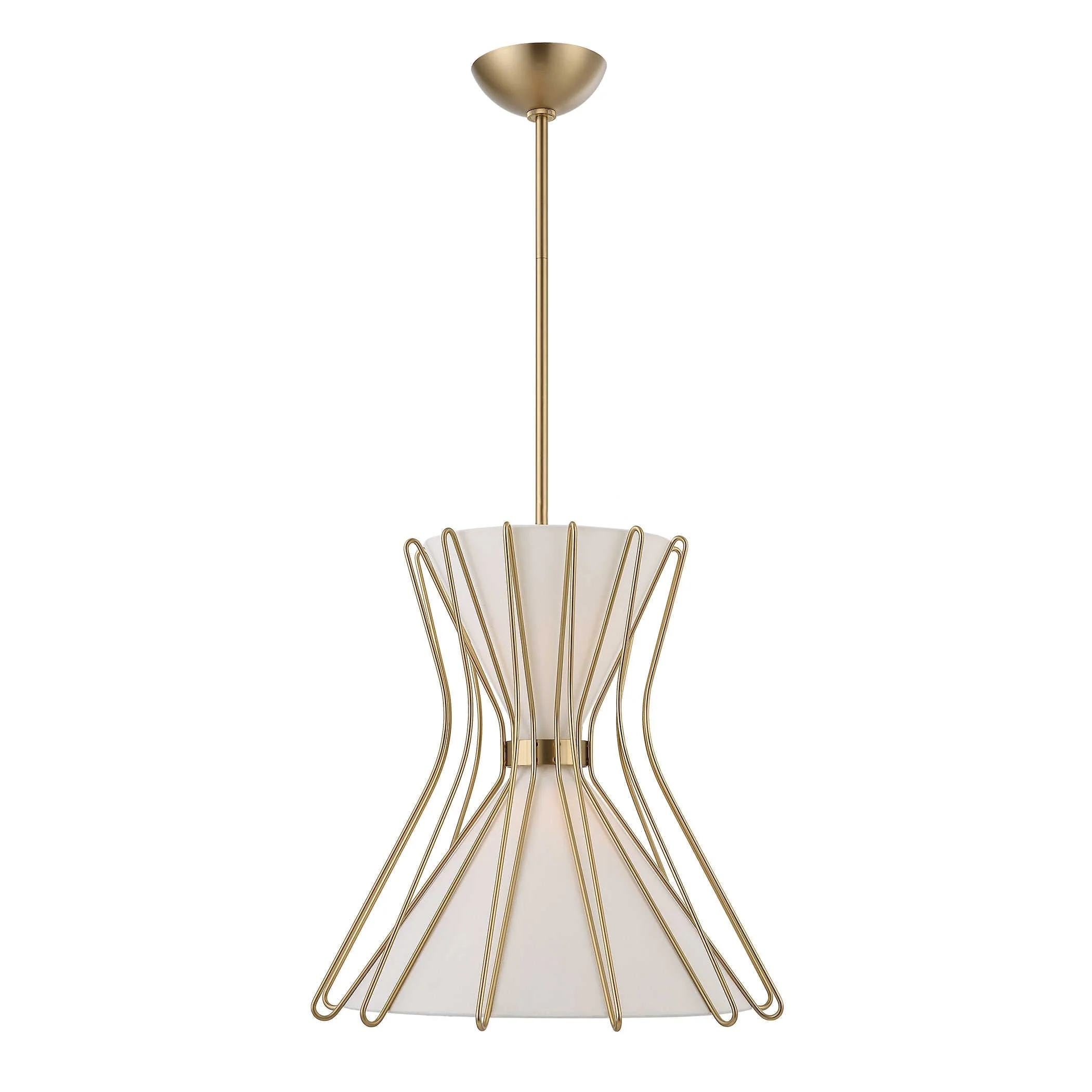 Uttermost Black Label Boomerang 2 Light Pendant – Brass – Small - Image 3