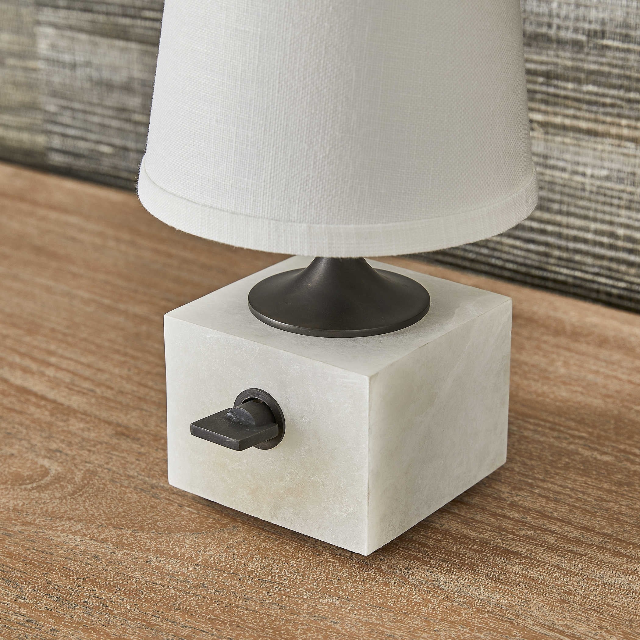 Uttermost Black Label Blockhead Mini Lamp – Bronze - Image 3