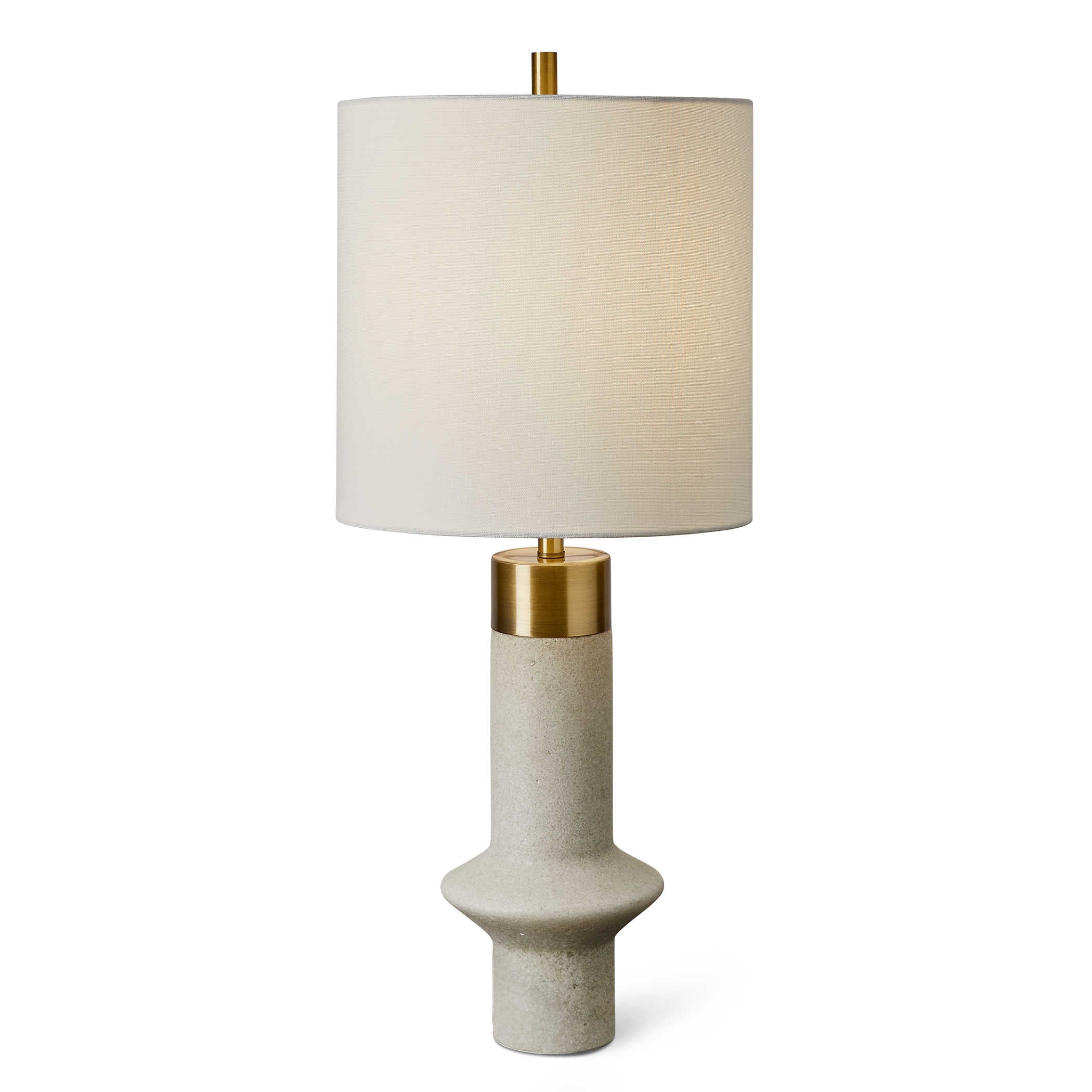 Uttermost Black Label Edge Table Lamp - White - Image 2