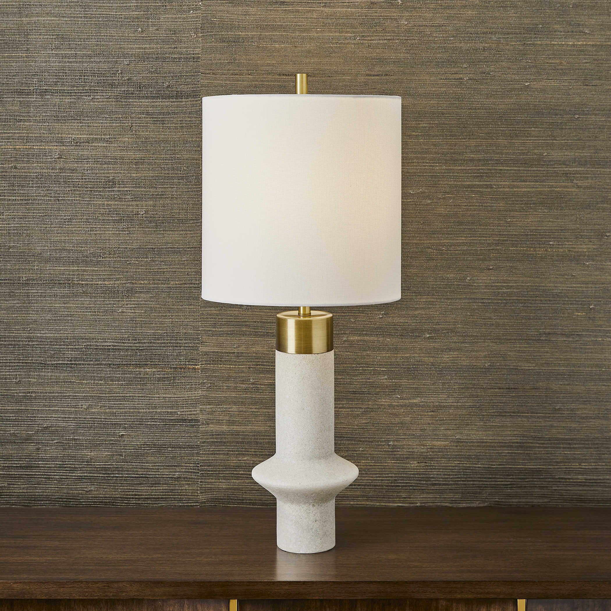 Uttermost Black Label Edge Table Lamp - White - Image 8