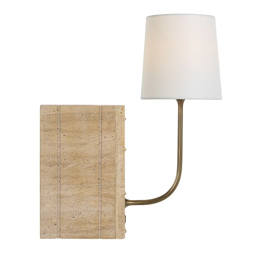 Uttermost Book Mini Lamp – Travertine - Image 2