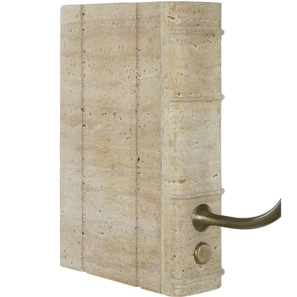 Uttermost Book Mini Lamp – Travertine - Image 5