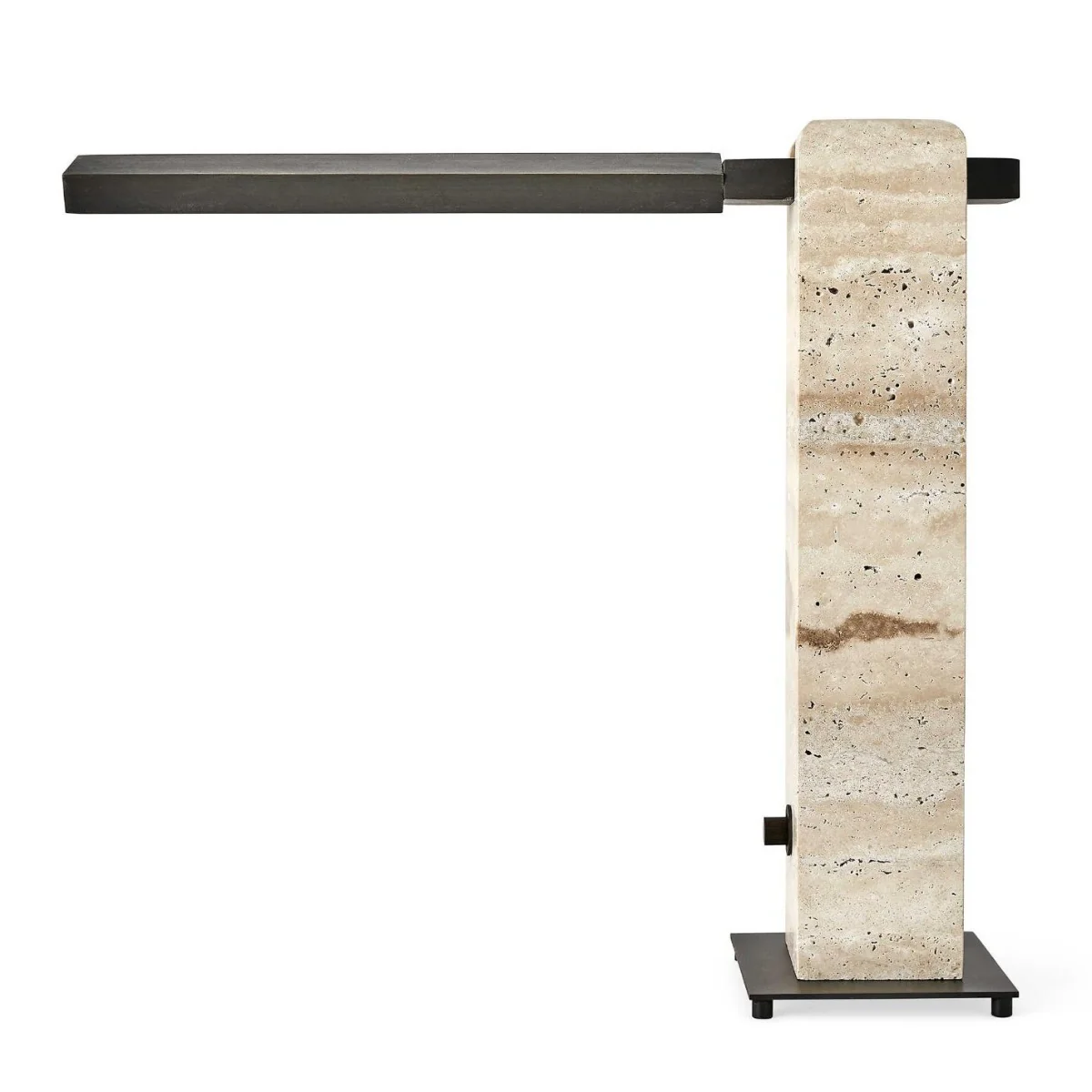 Uttermost Director LED Table Lamp – Travertine - Image 2
