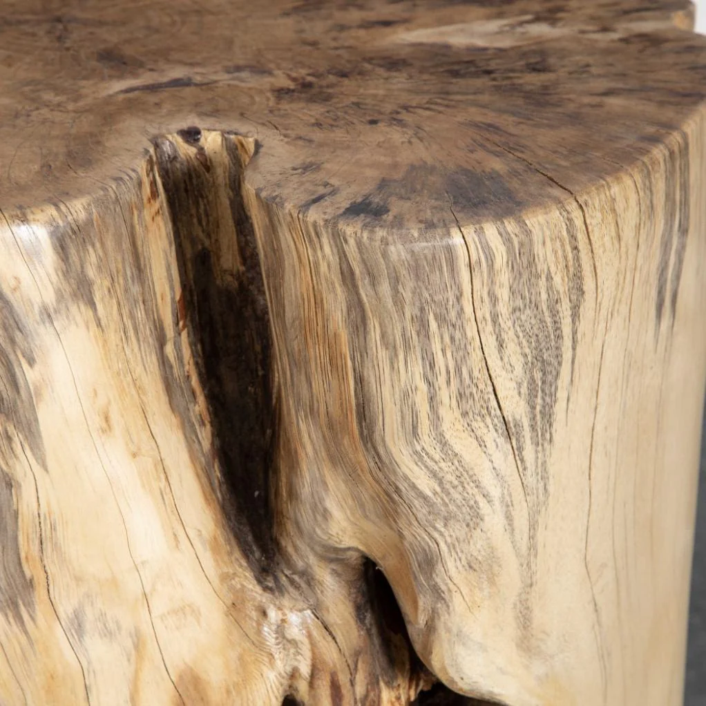 Uttermost Habitat Accent Stool/Table – Natural - Image 3