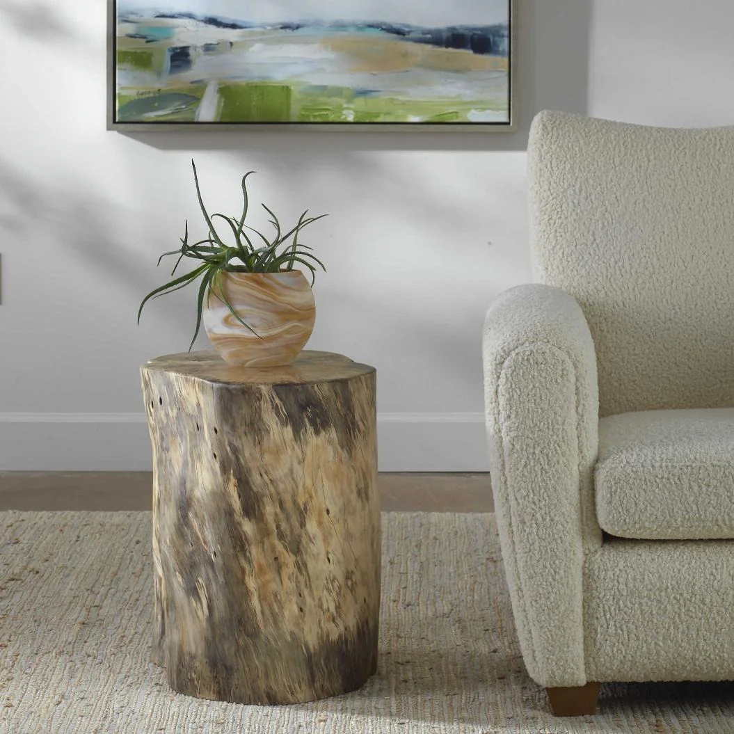 Uttermost Habitat Accent Stool/Table – Natural - Image 5