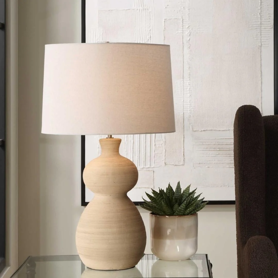 Uttermost Pueblo Fired Clay Table Lamp - Image 3