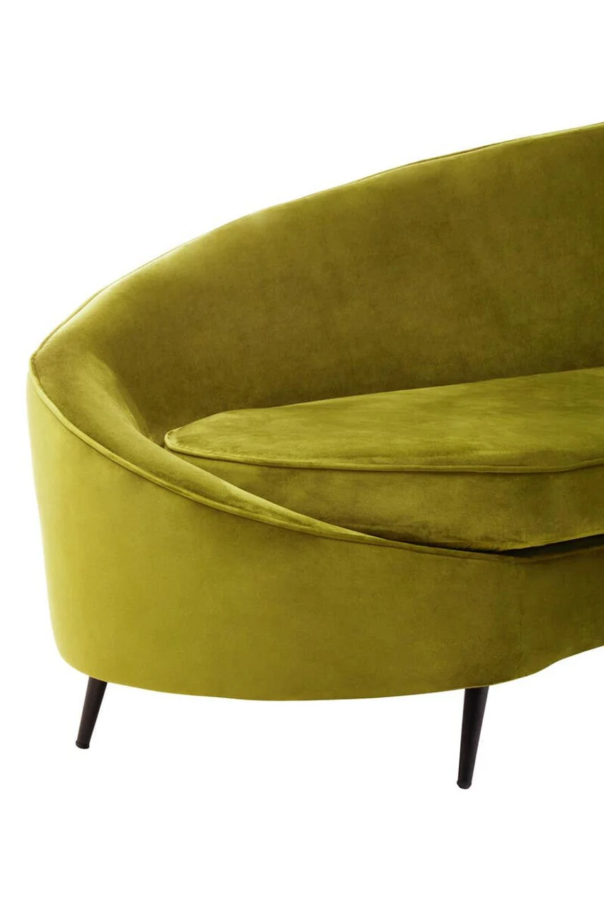 Valencia Three Seater Sofa - Olive - Image 5
