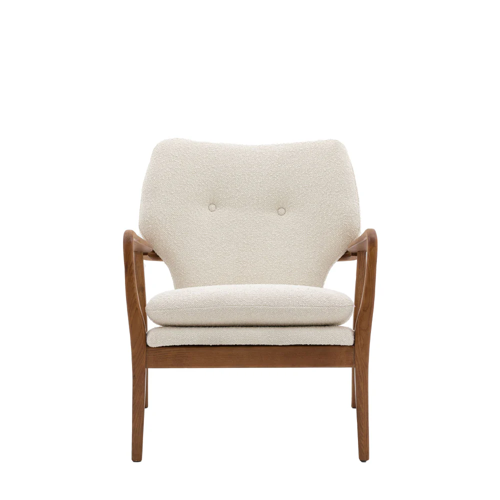 Vaughn Armchair – Cream Boucle