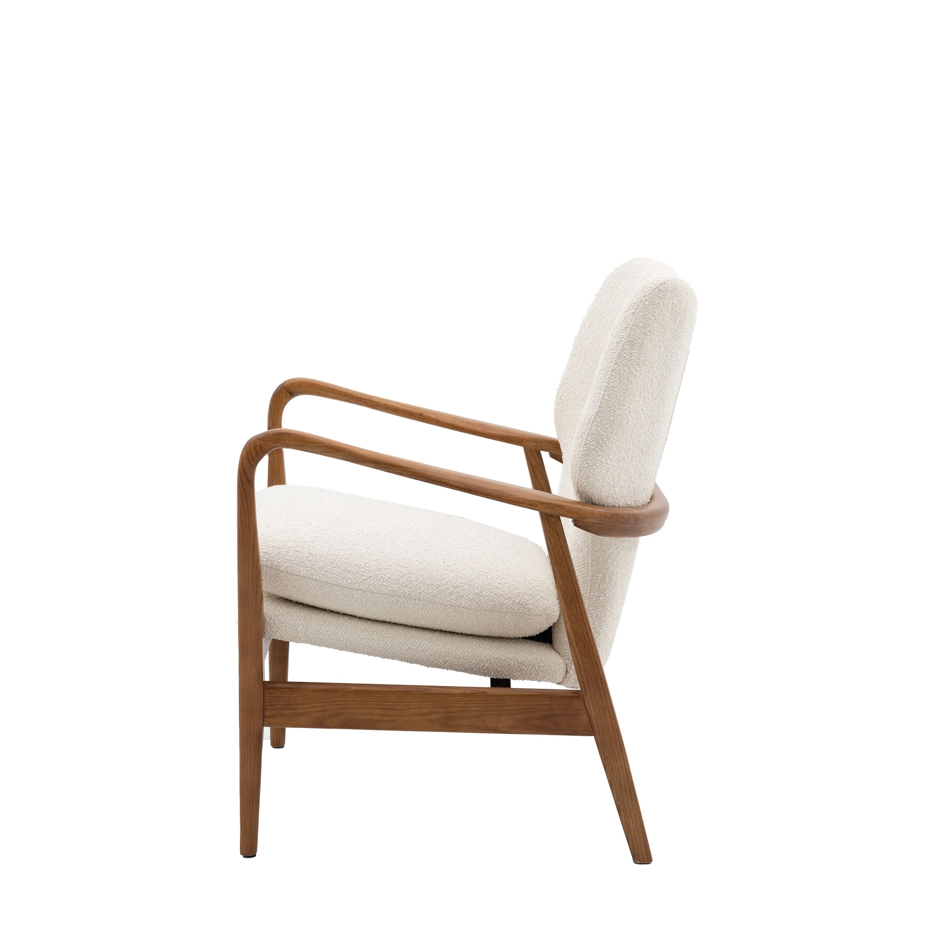 Vaughn Armchair – Cream Boucle - Image 3