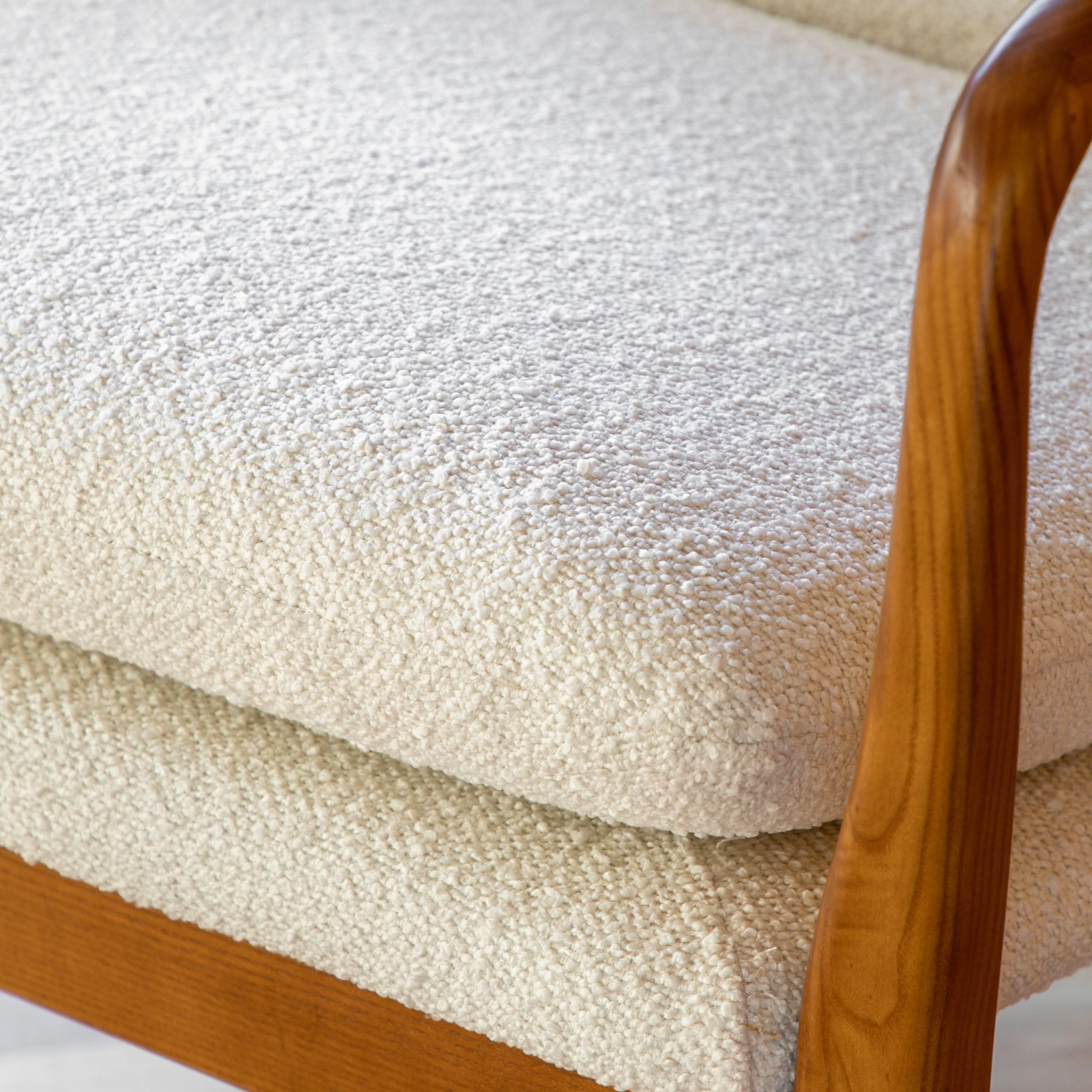 Vaughn Armchair – Cream Boucle - Image 6