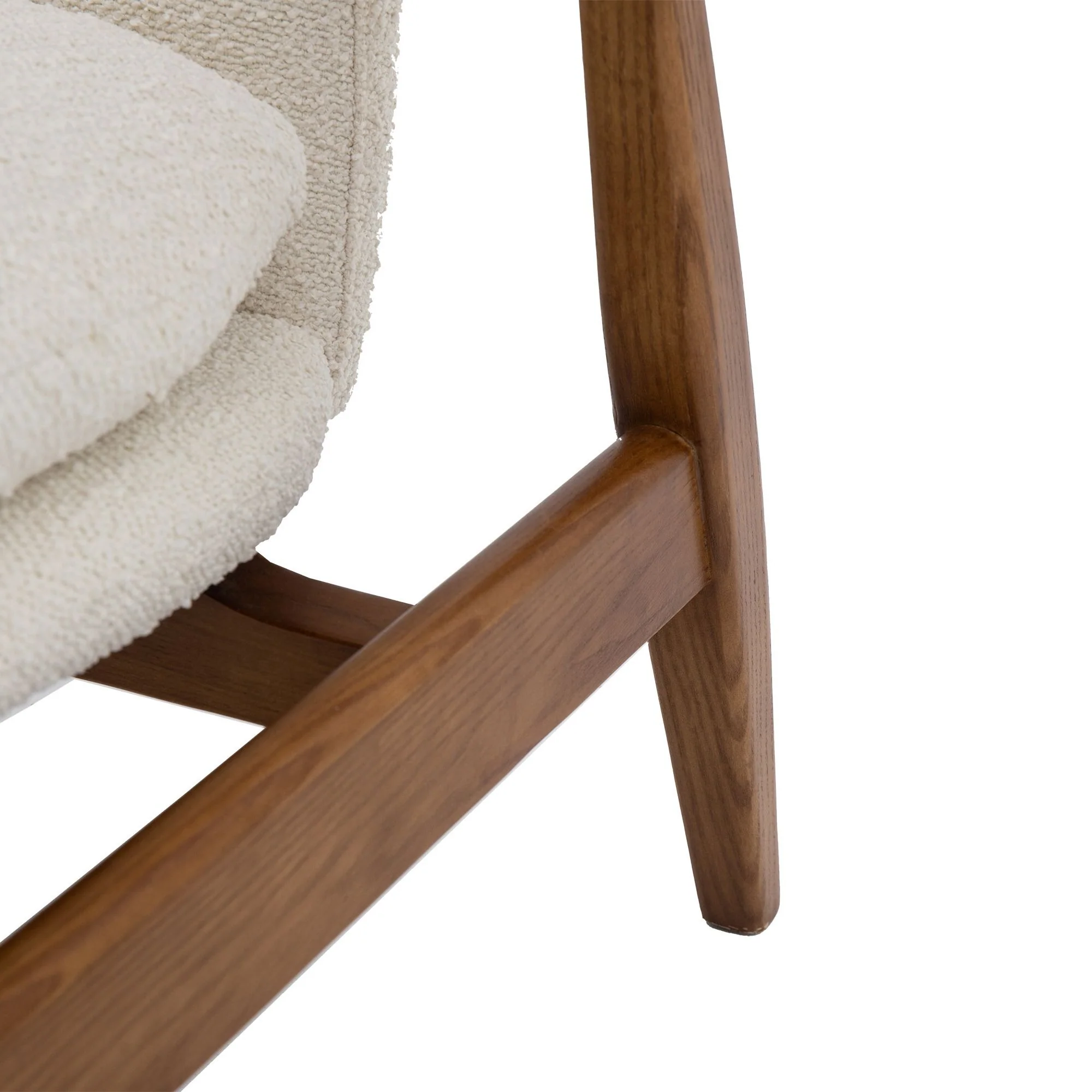 Vaughn Armchair – Cream Boucle - Image 8