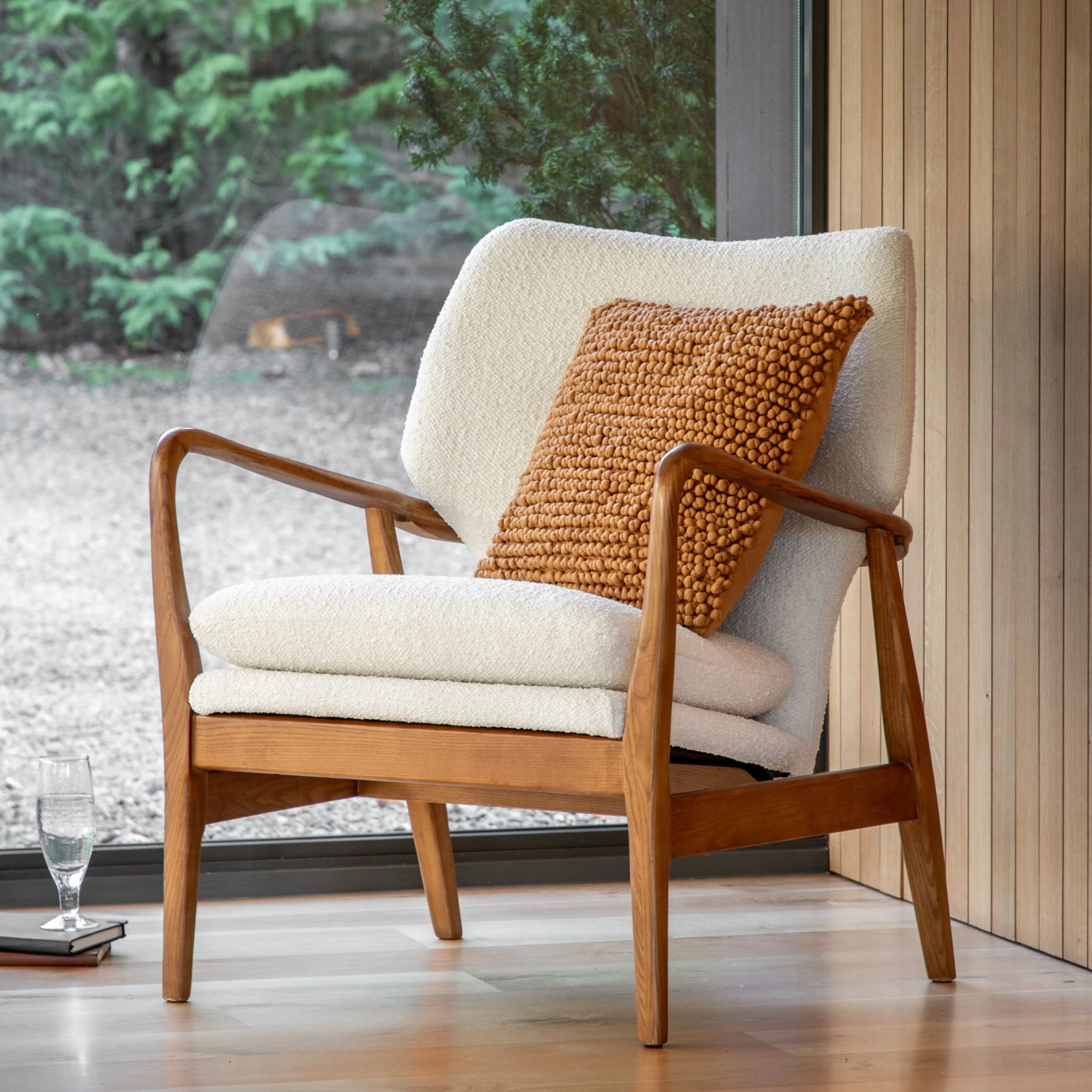 Vaughn Armchair – Cream Boucle - Image 9