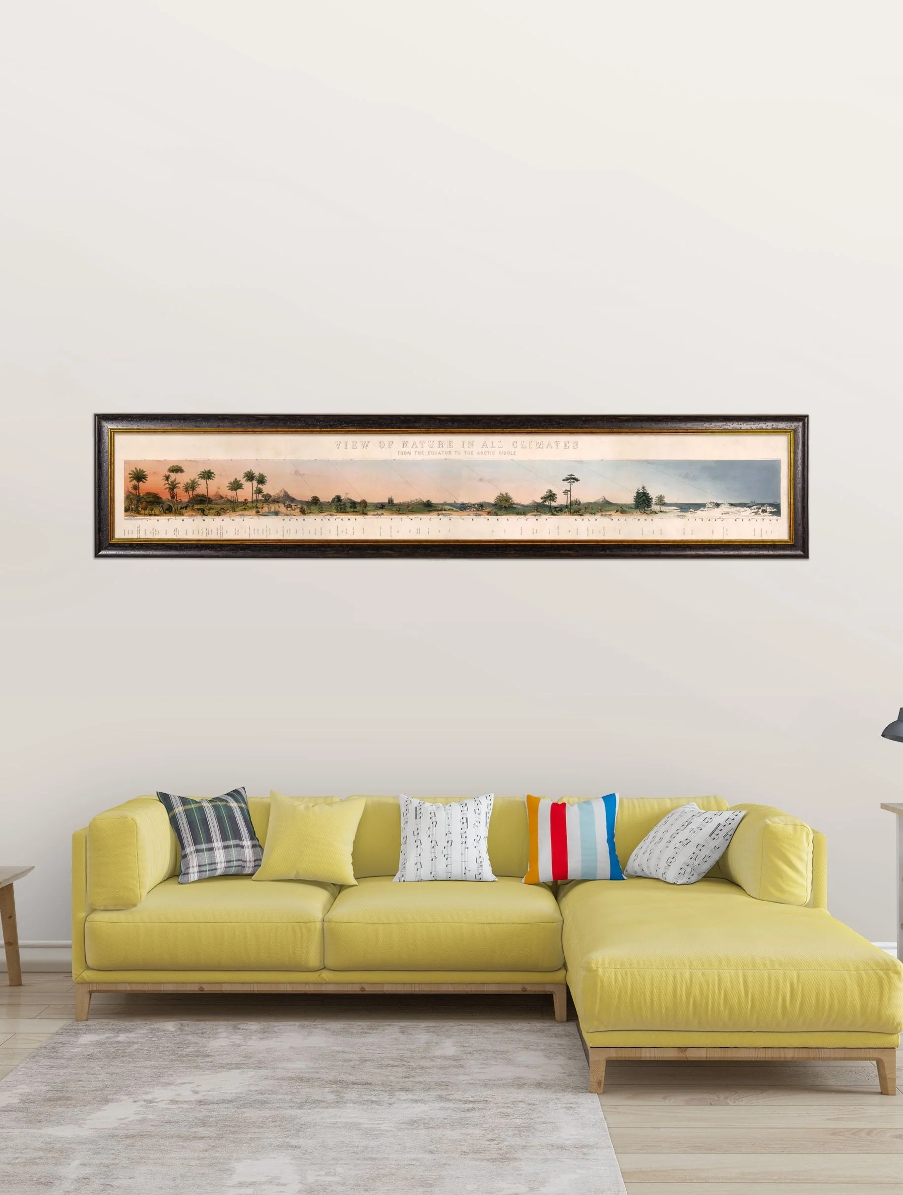 View of Nature in all Climates - From the Equator to the Arctic Circle – Oxford Framed Print - Image 10