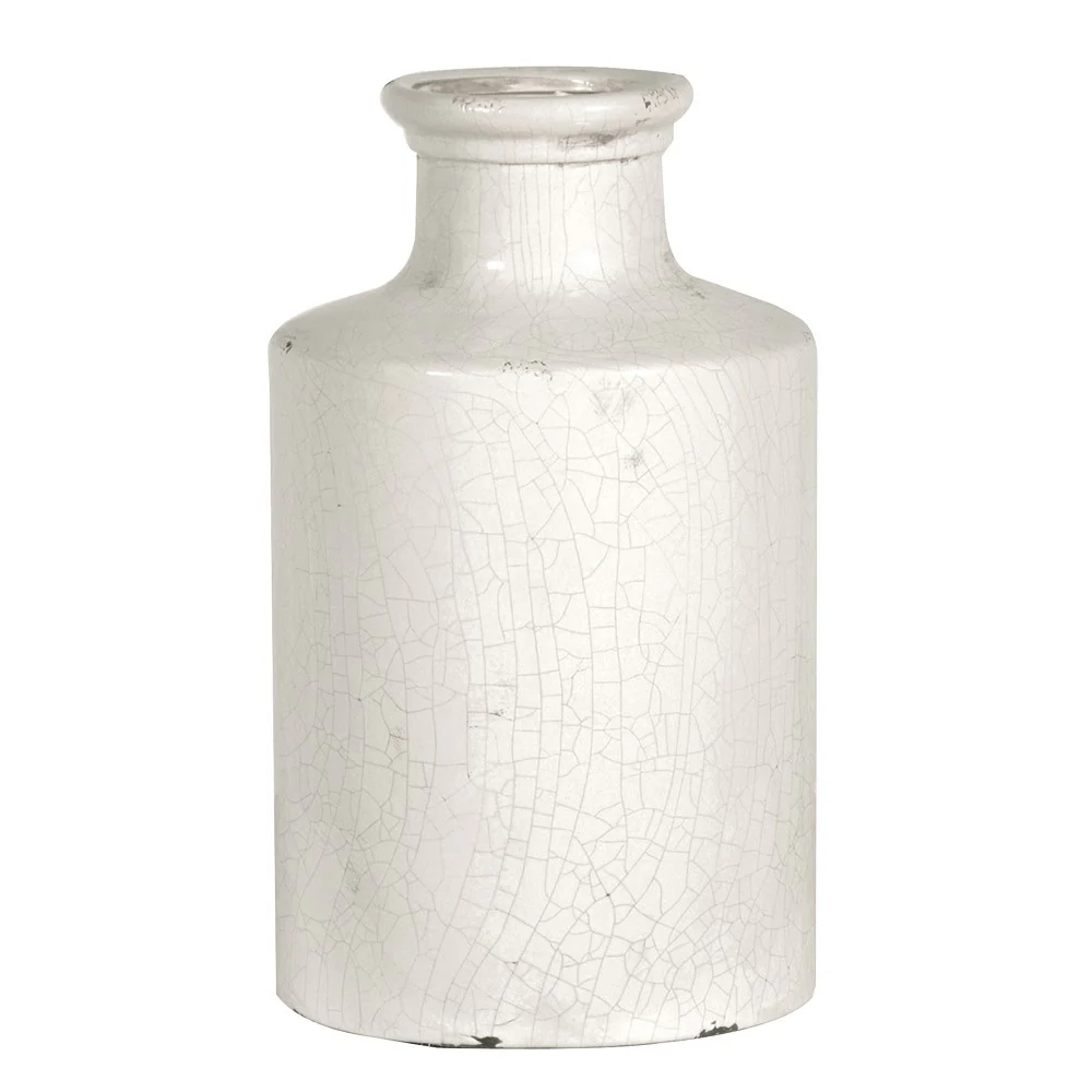 Vintage Crackle Bottle Vase – Excess Stock