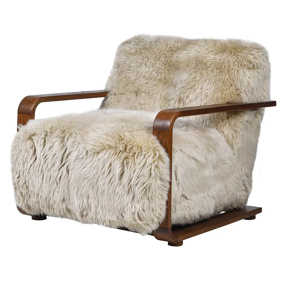 Virgil Sheepskin Accent Chair (CRIB 5)