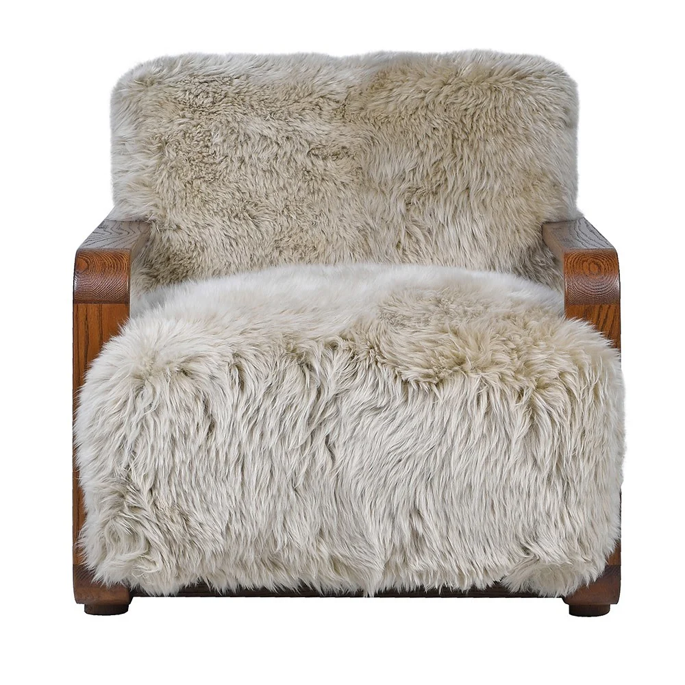 Virgil Sheepskin Accent Chair (CRIB 5) - Image 3
