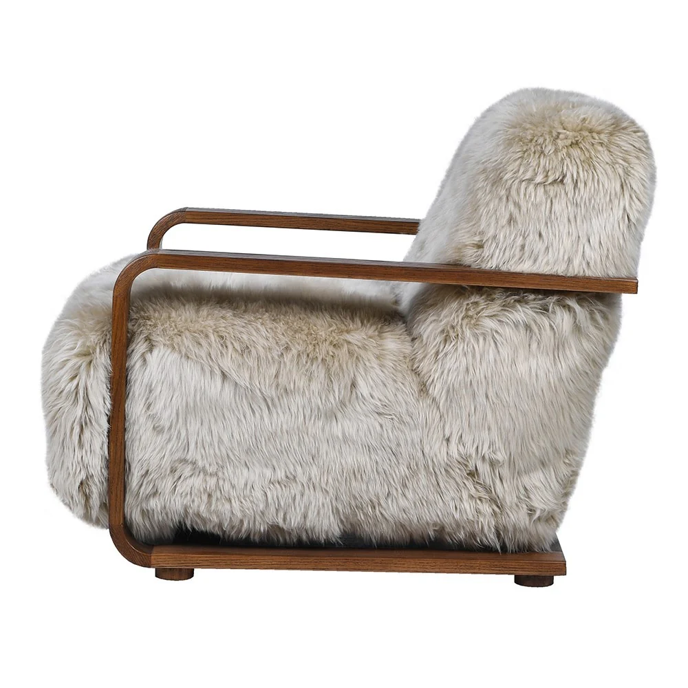 Virgil Sheepskin Accent Chair (CRIB 5) - Image 4