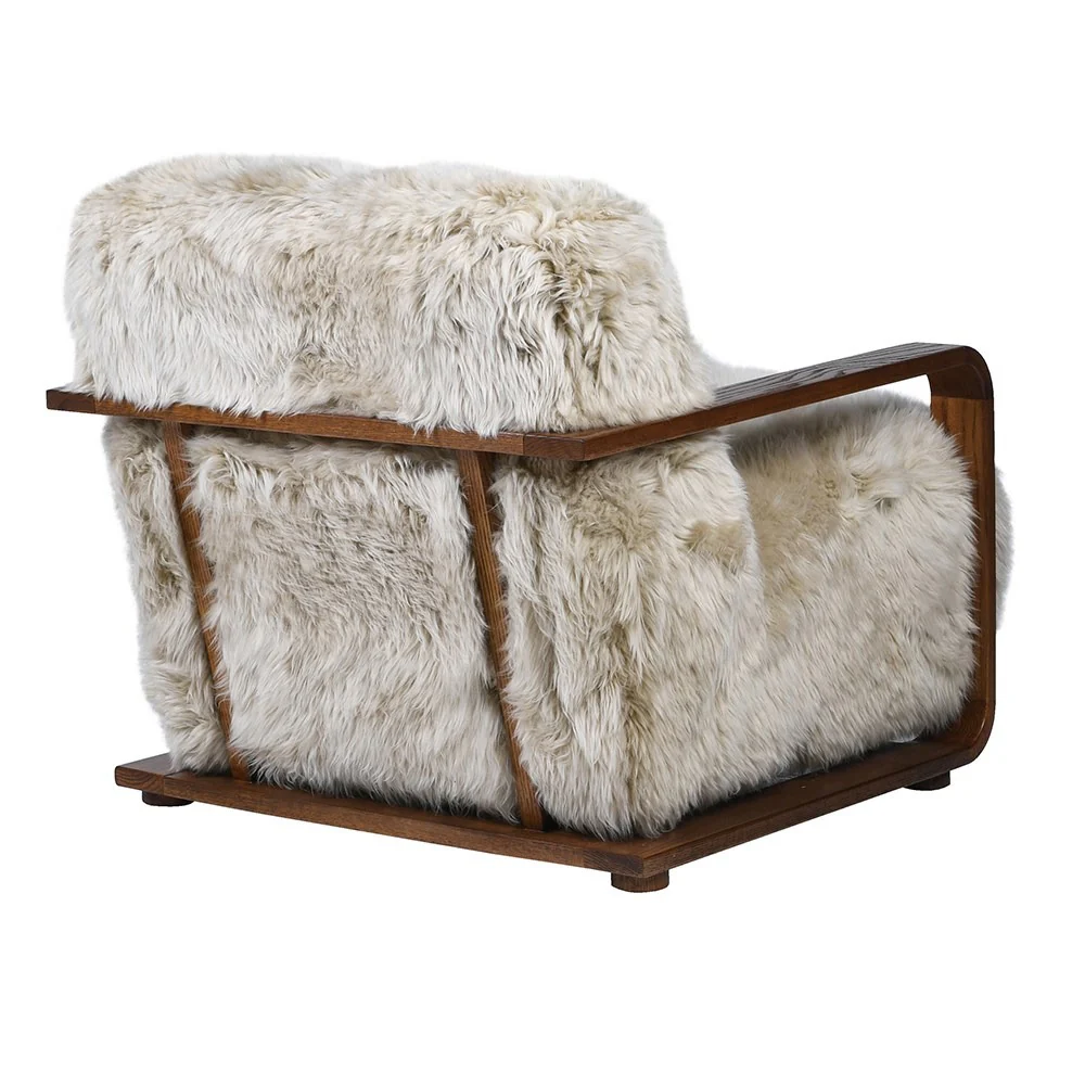Virgil Sheepskin Accent Chair (CRIB 5) - Image 5
