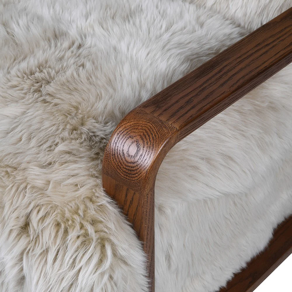 Virgil Sheepskin Accent Chair (CRIB 5) - Image 6