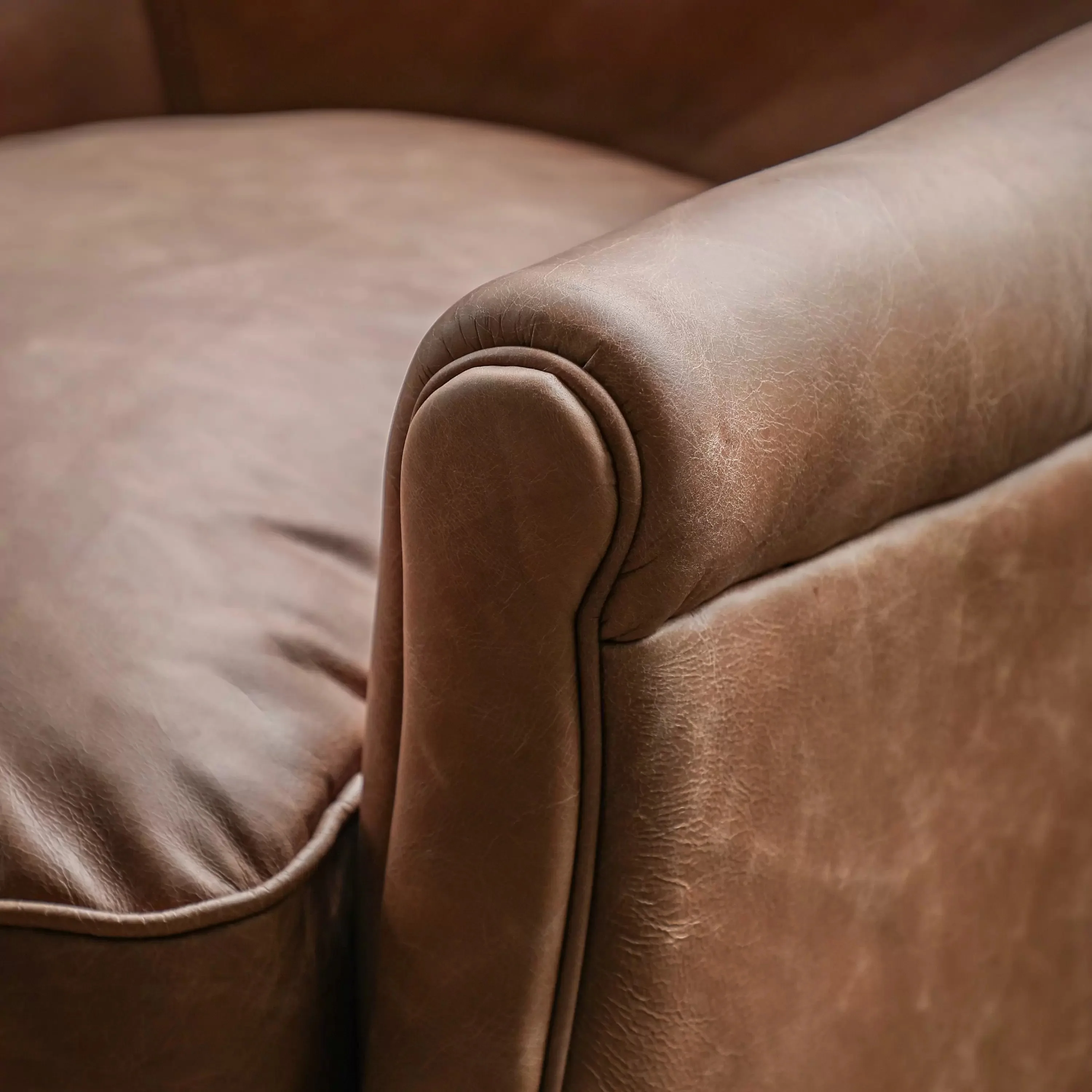Winston Chair – Vintage Brown Leather - Image 4