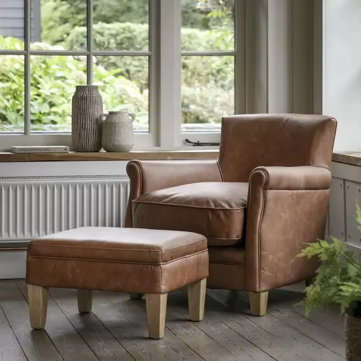 Winston Chair – Vintage Brown Leather - Image 7