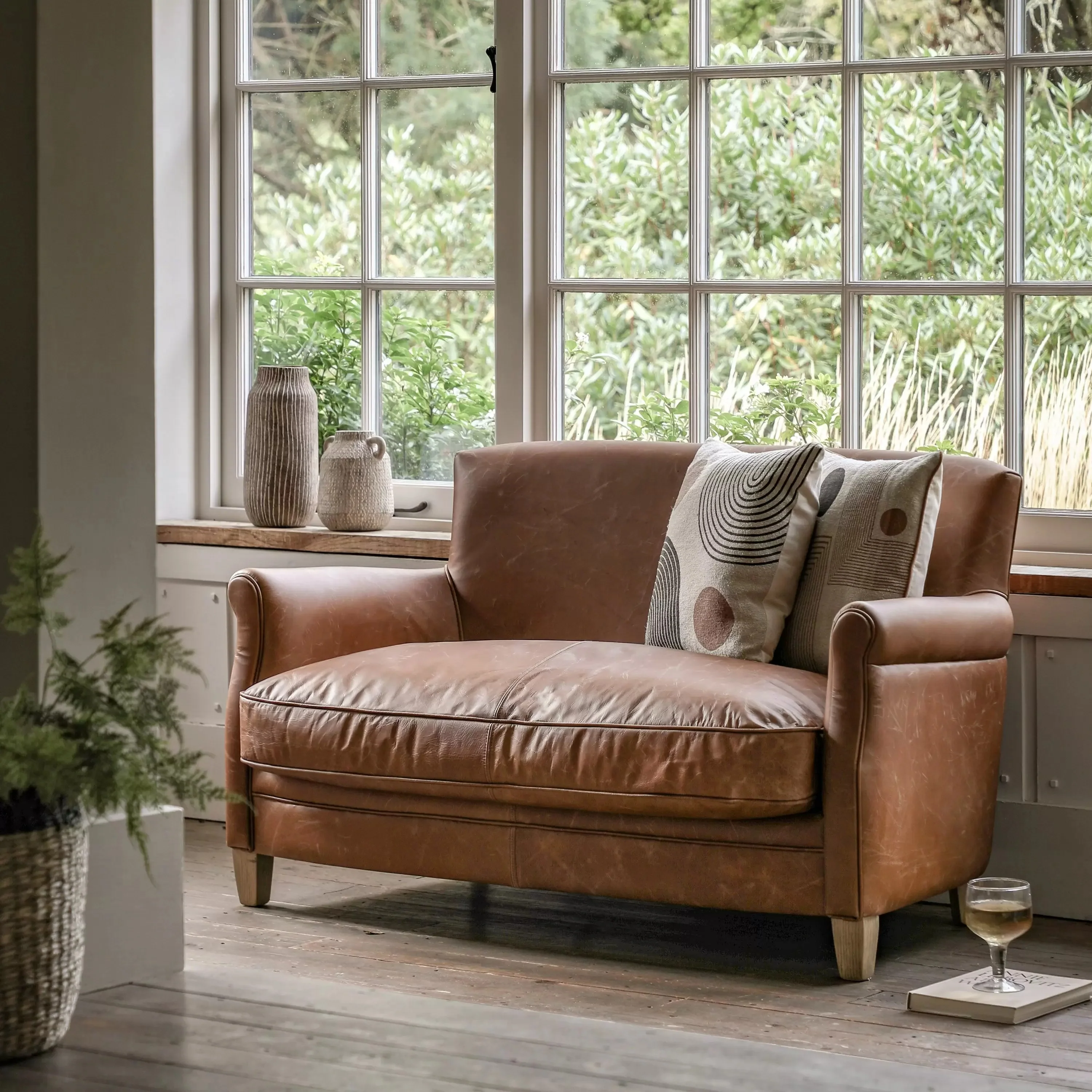 Winston Sofa – Vintage Brown Leather - Image 3