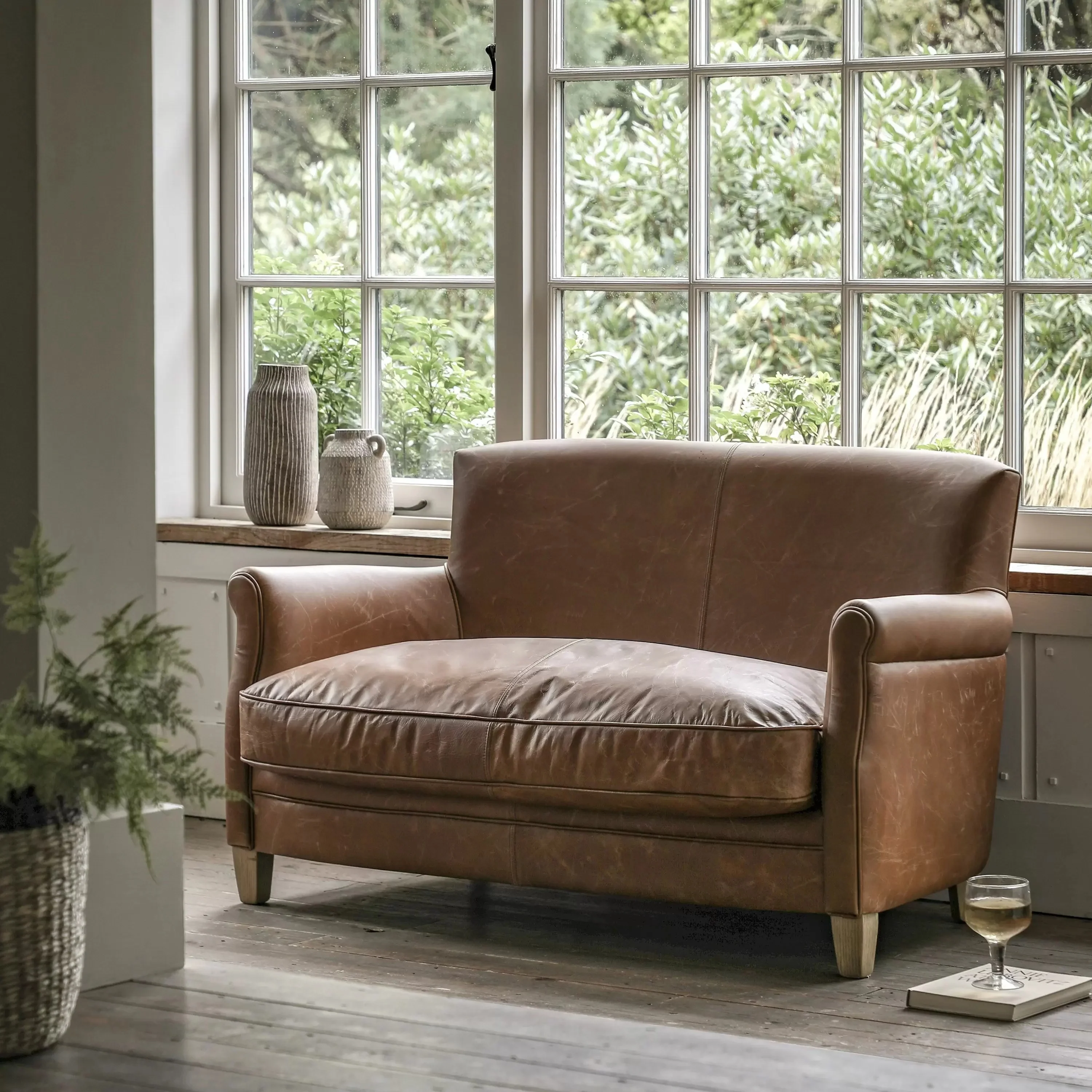 Winston Sofa – Vintage Brown Leather - Image 5