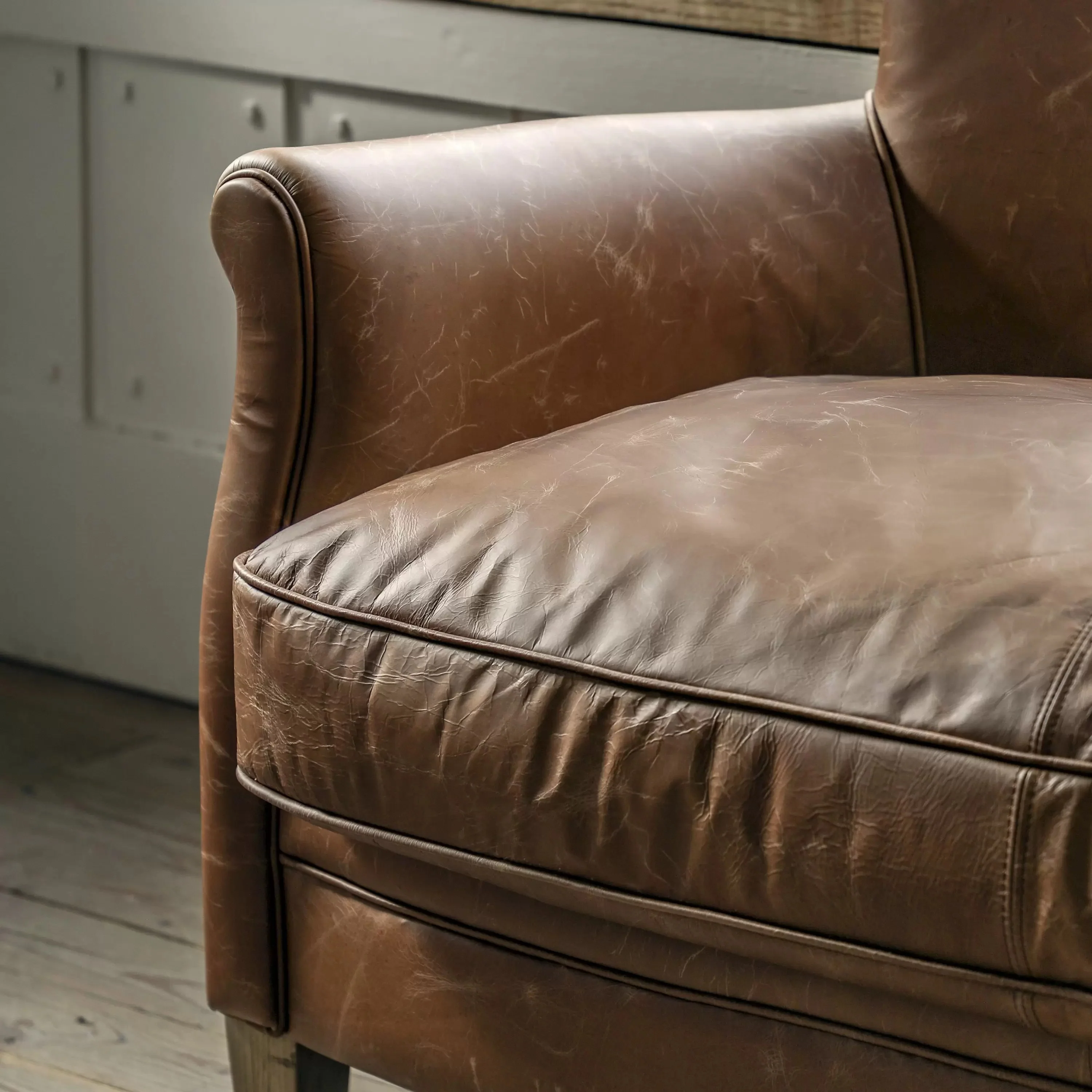 Winston Sofa – Vintage Brown Leather - Image 7