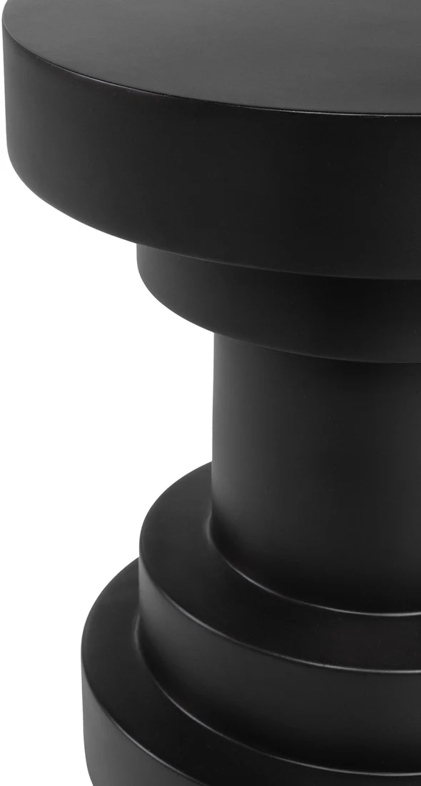Zola Symmetrical Stool – Black - Image 3
