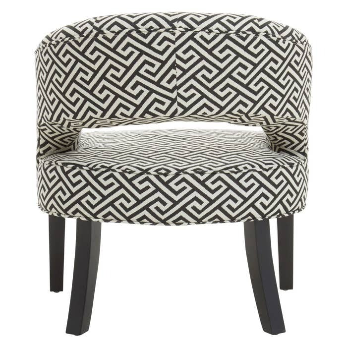 Zuri Chair in Black and Beige - Image 4
