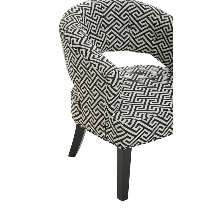 Zuri Chair in Black and Beige - Image 5