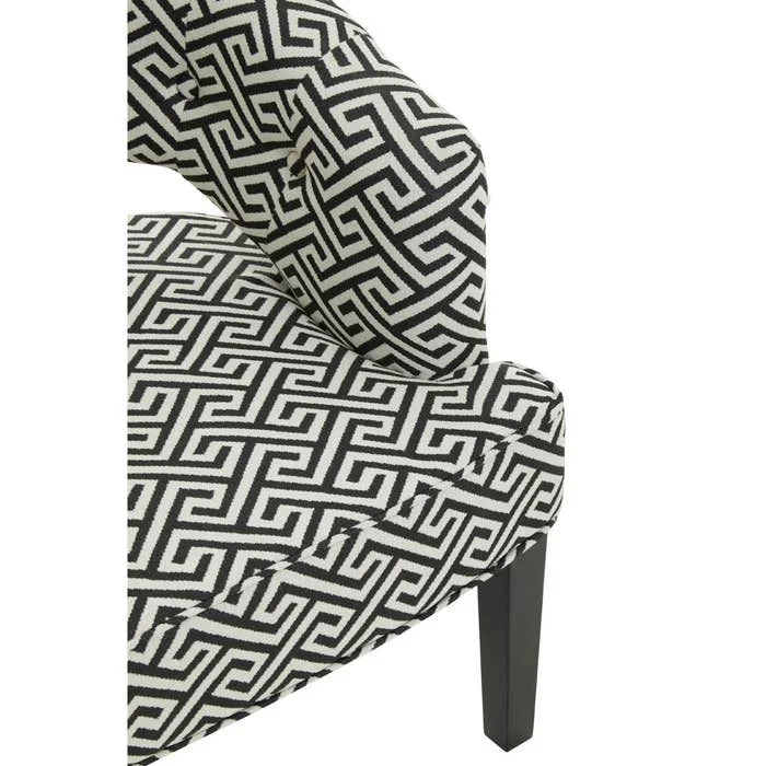 Zuri Chair in Black and Beige - Image 6